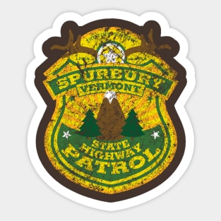 Spurbury State Highway Patrol Sticker